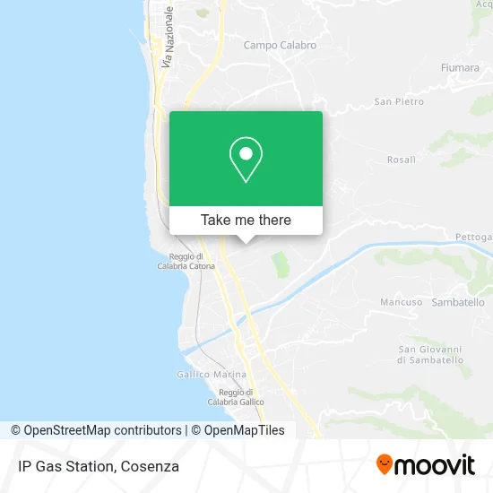 IP Gas Station map