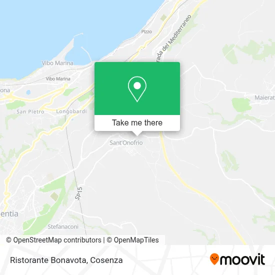 Ristorante Bonavota map