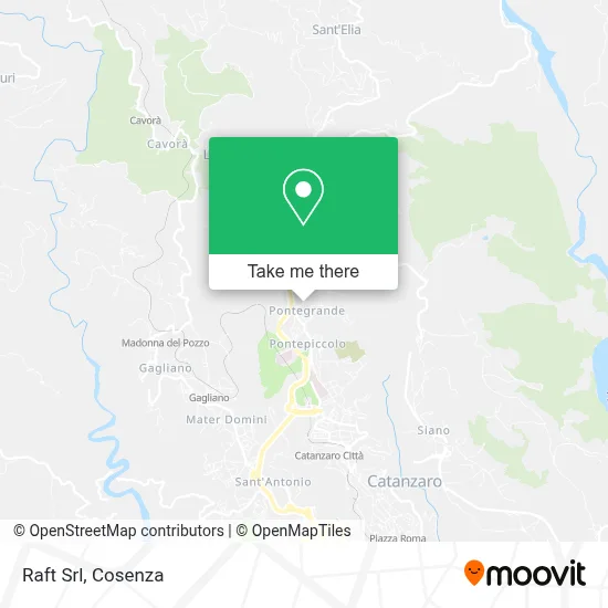 Raft Srl map