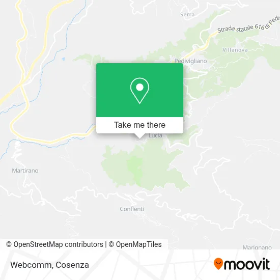 Webcomm map
