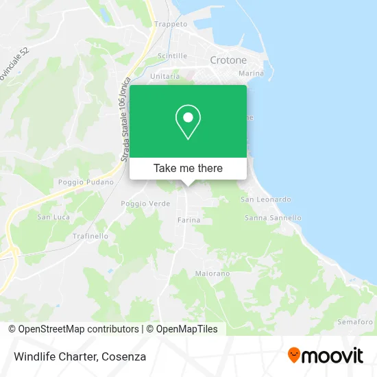 Windlife Charter map