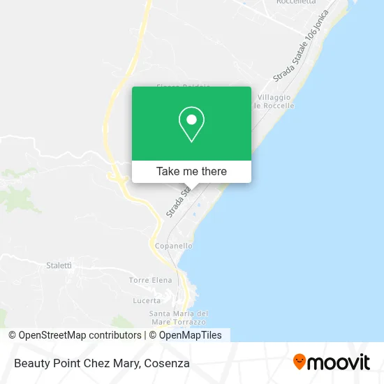 Beauty Point Chez Mary map