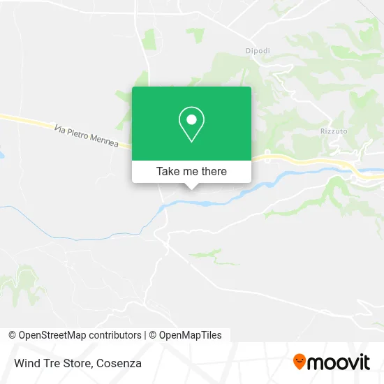 Wind Tre Store map