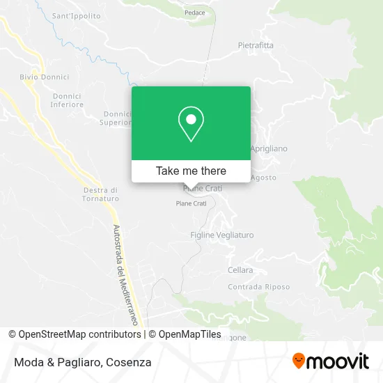 Moda & Pagliaro map