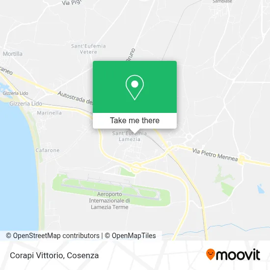 Corapi Vittorio map