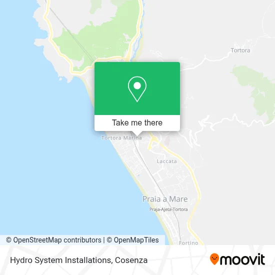 Hydro System Installations map
