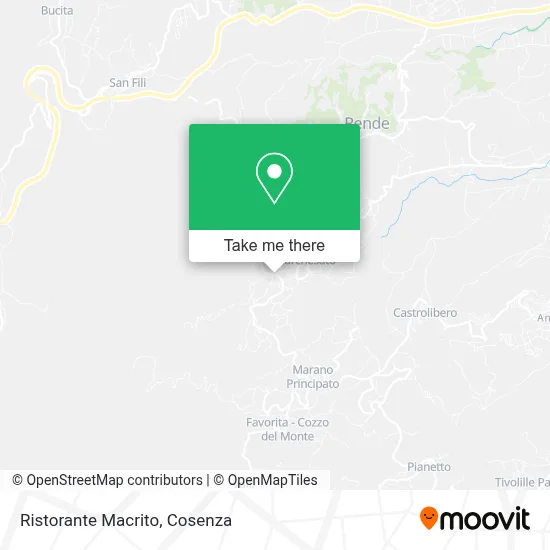 Ristorante Macrito map