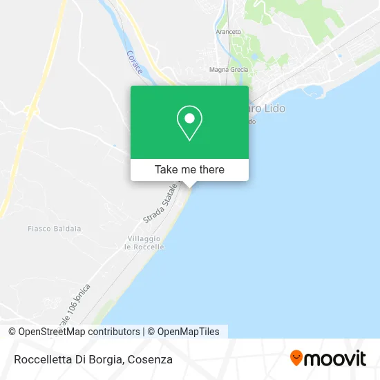Roccelletta Di Borgia map