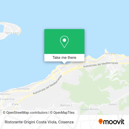 Ristorante Origini Costa Viola map