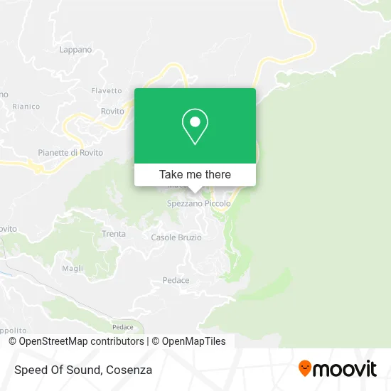 Speed Of Sound map