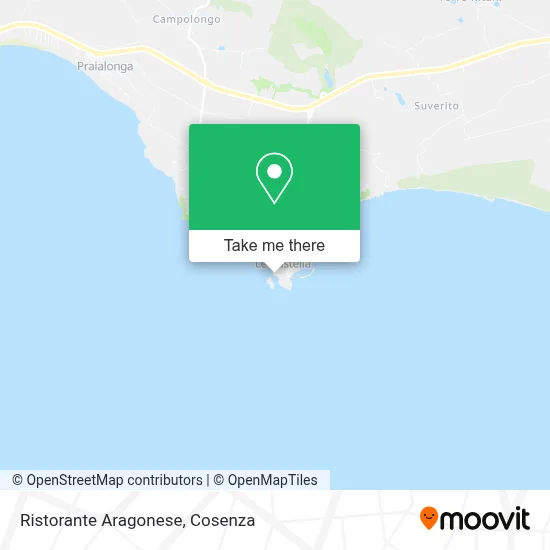 Ristorante Aragonese map
