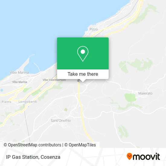 IP Gas Station map