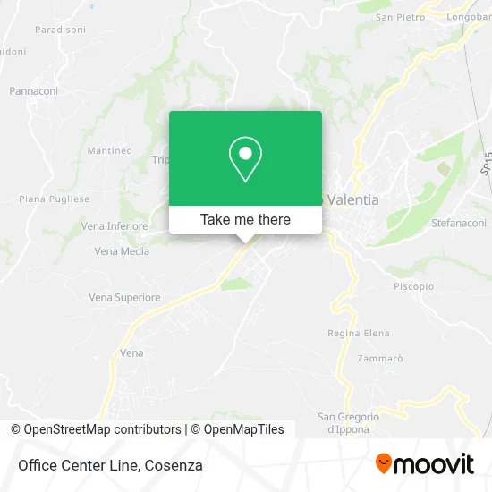 Office Center Line map