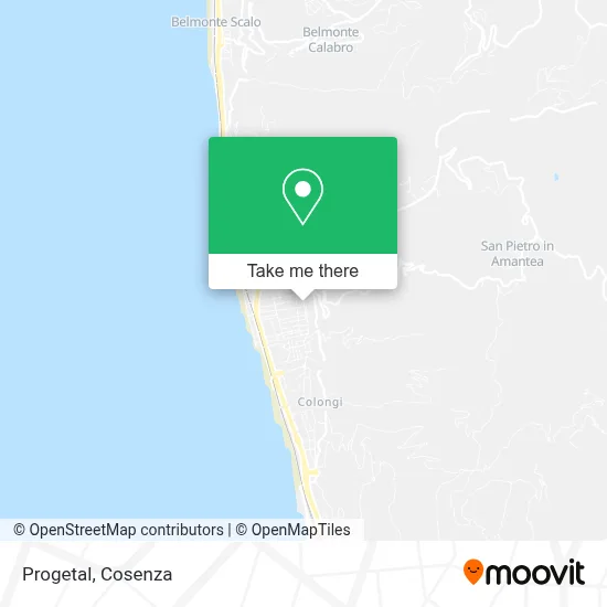 Progetal map