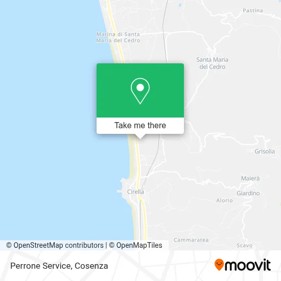 Perrone Service map