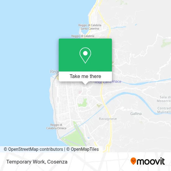 Temporary Work map