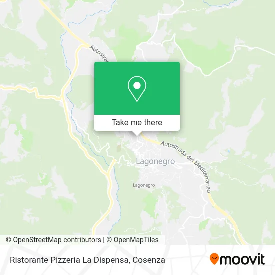 Ristorante Pizzeria La Dispensa map