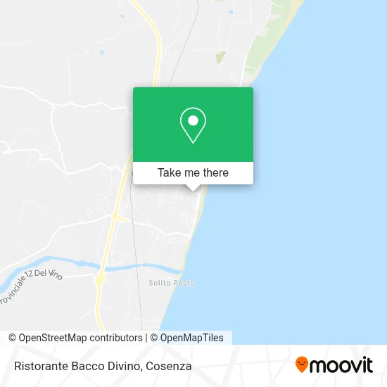 Ristorante Bacco Divino map