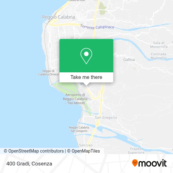 400 Gradi map