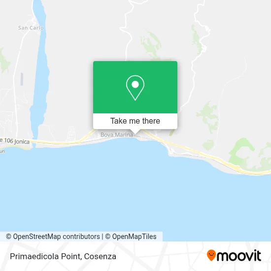 Primaedicola Point map