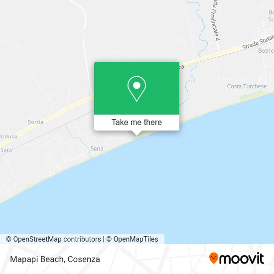 Mapapi Beach map