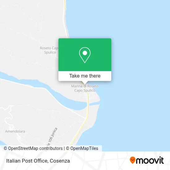 Italian Post Office map