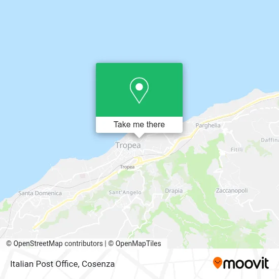 Italian Post Office map