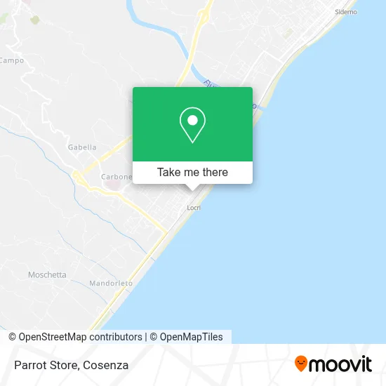Parrot Store map