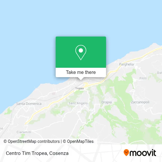 Centro Tim Tropea map