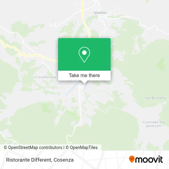 Ristorante Different map