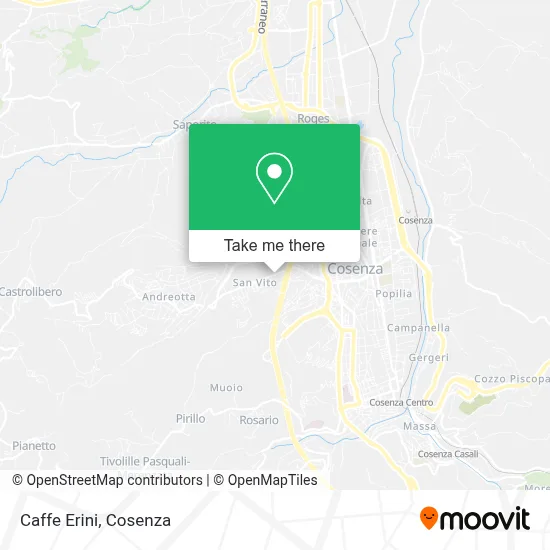 Caffe Erini map
