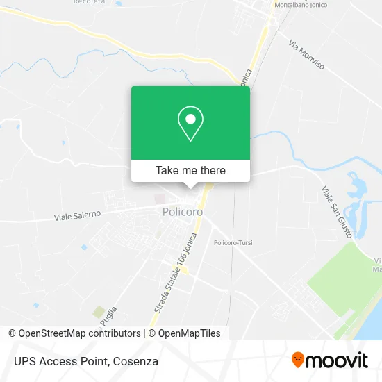 UPS Access Point map
