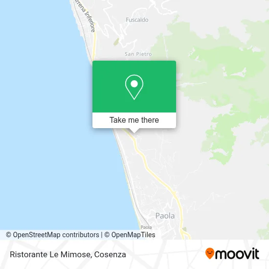 Ristorante Le Mimose map
