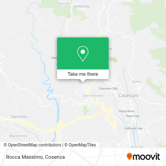 Rocca Massimo map