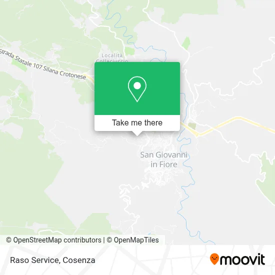 Raso Service map
