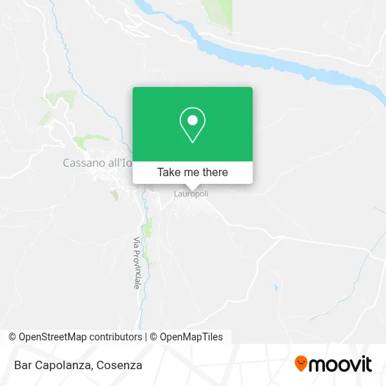 Bar Capolanza map