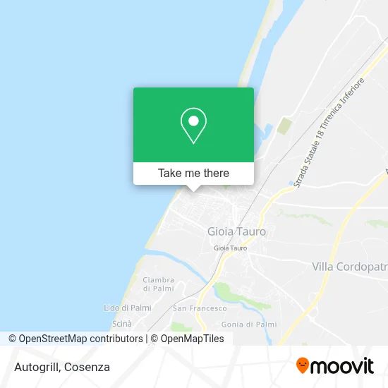 Autogrill map