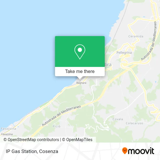 IP Gas Station map