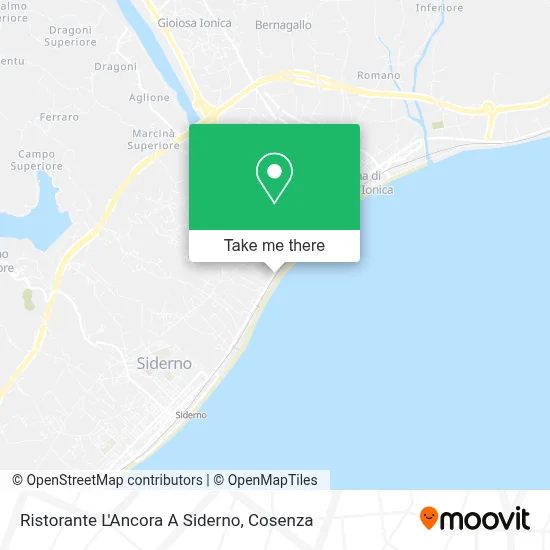 Ristorante L'Ancora A Siderno map