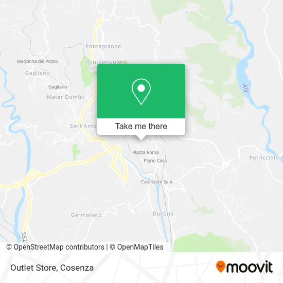 Outlet Store map
