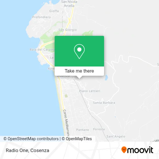 Radio One map
