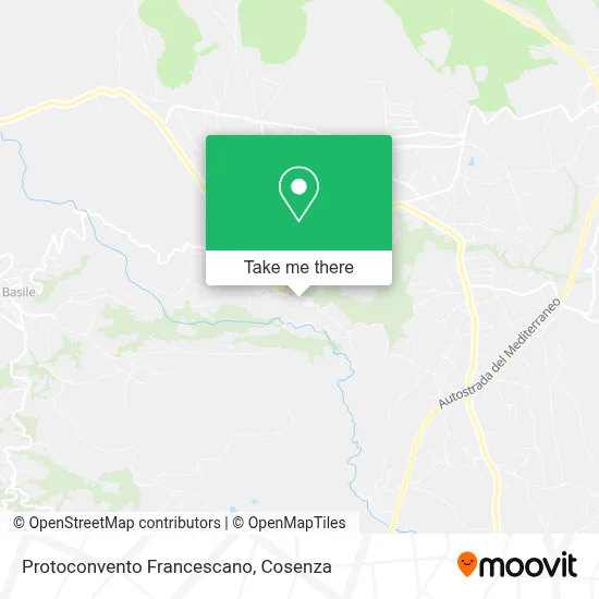Protoconvento Francescano map