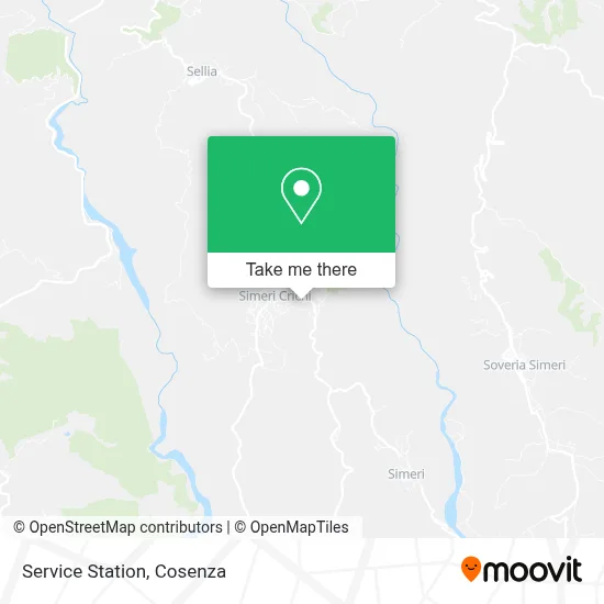 Service Station map