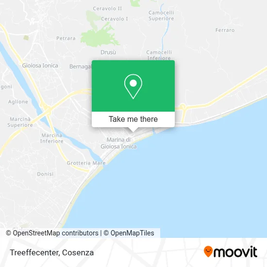 Treeffecenter map