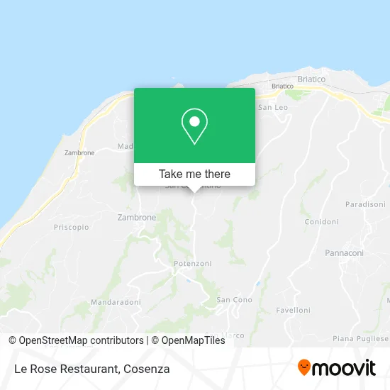 Le Rose Restaurant map