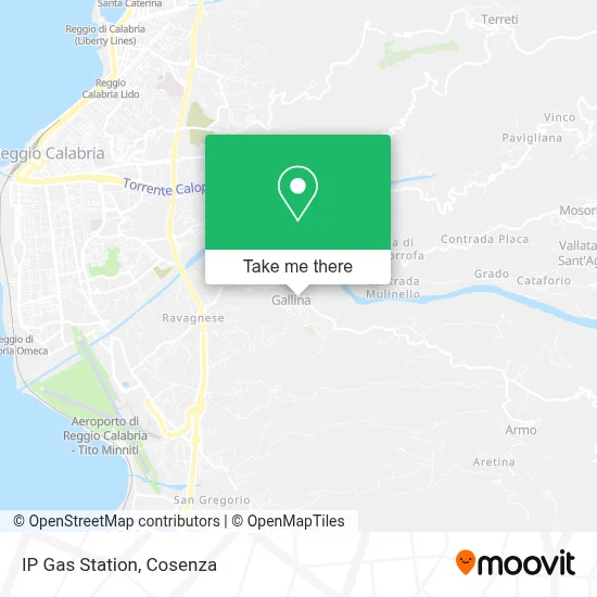 IP Gas Station map