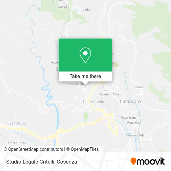 Studio Legale Critelli map