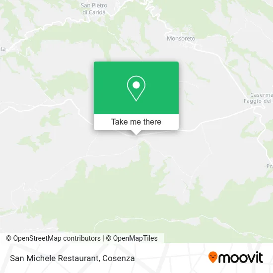 San Michele Restaurant map