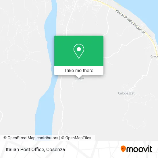 Italian Post Office map
