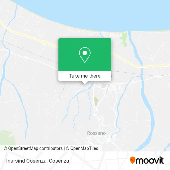 Inarsind Cosenza map
